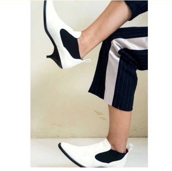 Sies Marjan Leather Kitten Heel Kora Bootie NEW